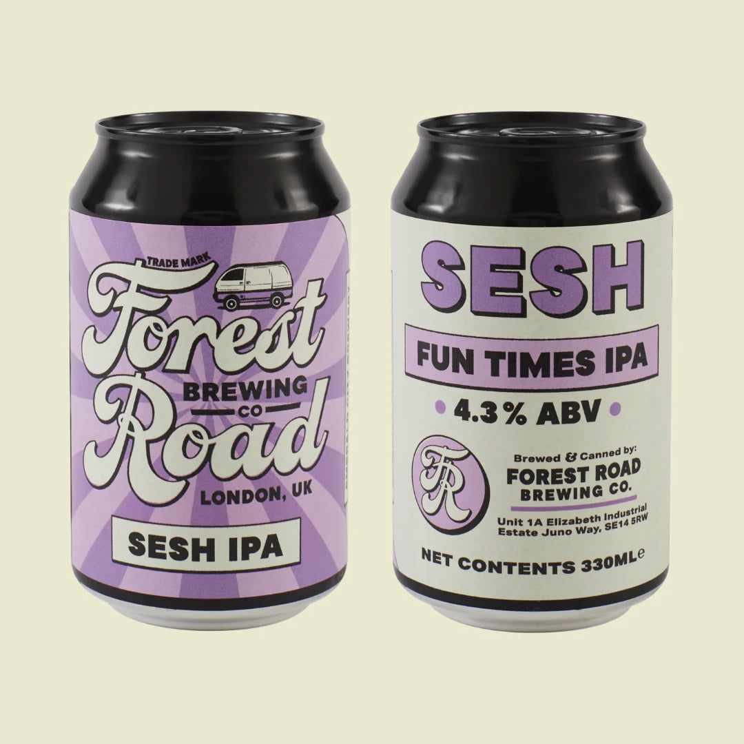Sesh IPA, Forest Road Brewing Company, 4.3% ABV, 330ml - Hackney Essentials