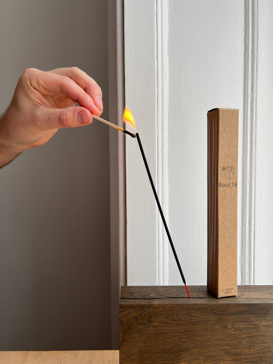 Sweet Cinnamon & Yuzu Incense Sticks, Boucle – Hackney Essentials