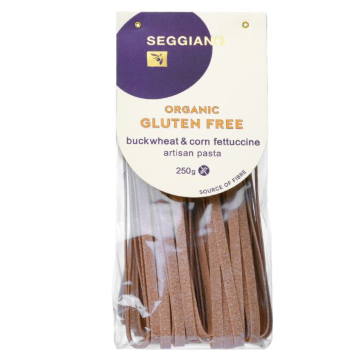 Organic Gluten Free Buckwheat & Corn Fettuccine, Seggiano, 250g ...
