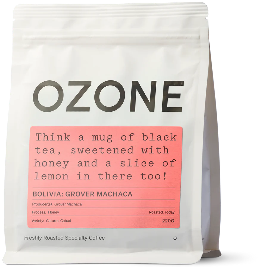 Bolivian: Grover Machaca, Ozone Coffee, 220g – Hackney Essentials
