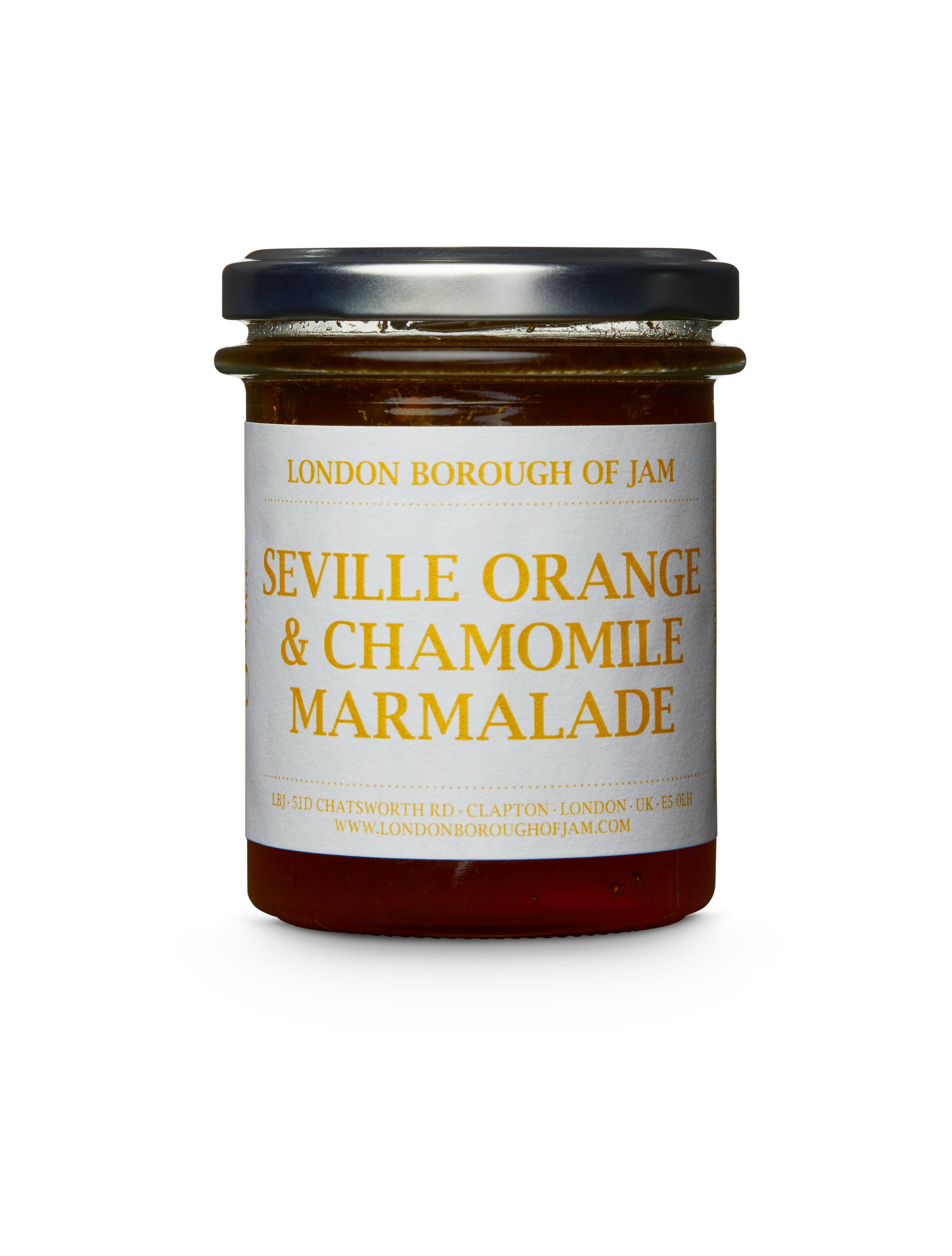 Seville Orange & Chamomile Marmalade , London Borough of Jam 220g